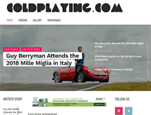 Tablet Screenshot of coldplaying.com